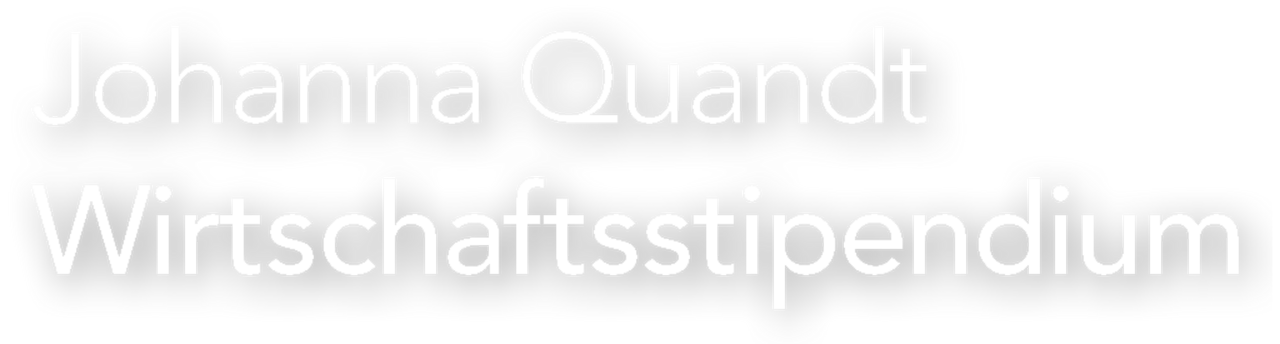 Johanna Quandt Wirtschaftsstipendium Logo